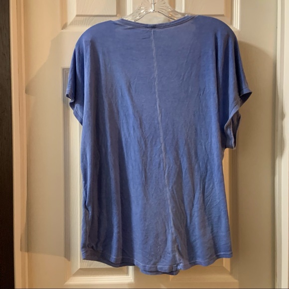 Cable & Gauge Blue Vintage Wash Short Sleeve Tee XL - Picture 6 of 8